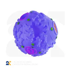 اسباب بازی سگ و گربه مدل توپ جغجغه ای کد8624