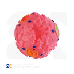 اسباب بازی سگ و گربه مدل توپ جغجغه ای کدYL226