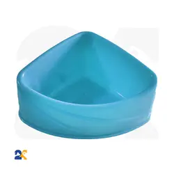 ظرف غذای سگ و گربه مدل سه گوش کد8096 سایز L