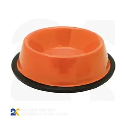 ظرف غذا سگ و گربه فلزی رنگی کد 8413