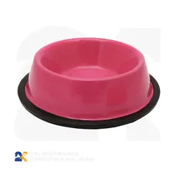 ظرف غذا سگ و گربه فلزی رنگی کد 8411