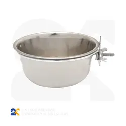 ظرف غذای پرندگان استیل گیره دار