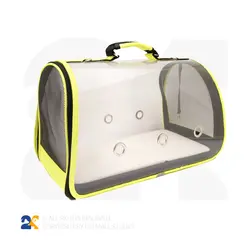 کیف حمل سگ و گربه مدل تمام طلق لاکچری کد 8437