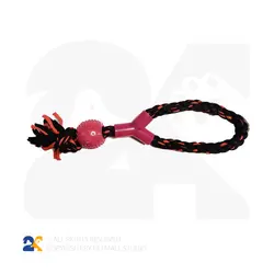 اسباب بازی سگ و گربه طرح توپ و طناب مدل YL098