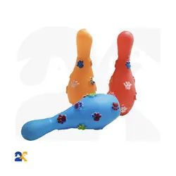 اسباب بازی سگ و گربه مدل بولینگ لاتکسی