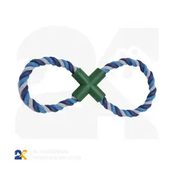 اسباب بازی دندانی سگ مدل طناب بینهایت کد X1