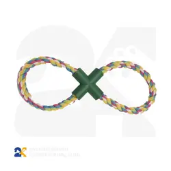 اسباب بازی دندانی سگ مدل طناب بینهایت کد X1