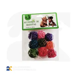 اسباب بازی سگ و گربه مدل توپ 9 عددی YL070