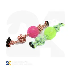 اسباب بازی سگ و گربه طرح توپ شیاردار باکنف کد YL102