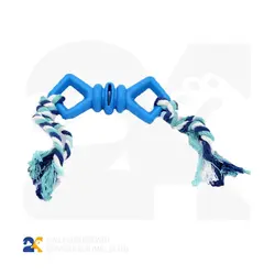 اسباب بازی سگ و گربه طرح لاتکس با طناب کد TNG-083