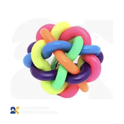 اسباب بازی سگ و گربه مدل توپ ماکارون سایز متوسط