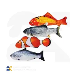 اسباب بازی سگ و گربه پت مارک مدل ماهی با الیاف گیاهی کت نیپ دار