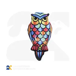 اسباب بازی سگ و گربه پت مارک مدل جغد با الیاف گیاهی
