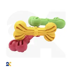 اسباب بازی دندانی سگ مدل استخوان شیاردار TOY2