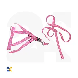 لیش و قلاده کتفی سگ گربه کد 3237 سایز XXS