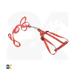 لیش و قلاده کتفی سگ گربه کد 3237 سایز XXS