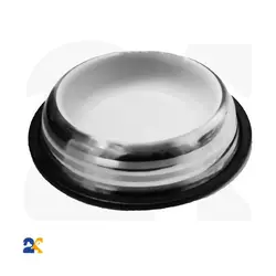 ظرف غذای سگ استیل خط دار سایز 24