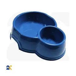 ظرف غذای سگ و گربه دوقلو کد 1040