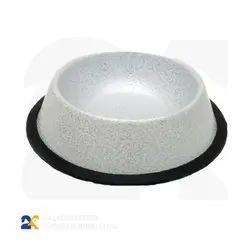 ظرف غذای سگ و گربه آیرون مدل استیل سایز M