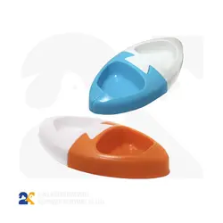 ظرف غذای دوقلو حیوانات مدل پازل