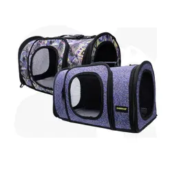 کیف حمل سگ و گربه مدل درب دکمه ای LD9 سایز M