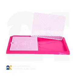 سینی ادرار سگ و گربه سایز بزرگ مدل زنبوری