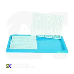 سینی ادرار سگ و گربه سایز بزرگ مدل زنبوری