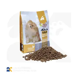 غذای خشک سگ بالغ نژاد کوچک برند آدی داگ با طعم مرغ و سبزیجات وزن 4 کیلوگرم