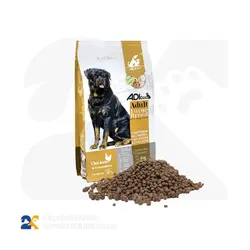 غذای خشک سگ بالغ نژاد بزرگ آدی داگ باطعم مرغ و سبزیجات وزن 4 کیلوگرم