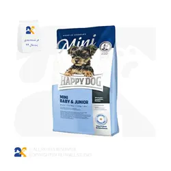 غذای خشک سگ هپی داگ مدل Mini Baby & Joniur وزن 1 کیلوگرم