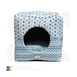 جای خواب دوکاره سگ و گربه مدل گل کد8356