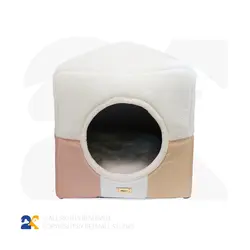 جای خواب دوکاره سگ و گربه مدل دورنگ کد 8054