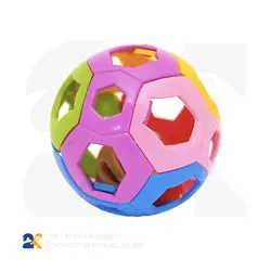 اسباب بازی سگ و گربه مدل توپ صدادار چند رنگ