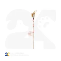 اسباب بازی چوب بازی گربه با آویز توپ