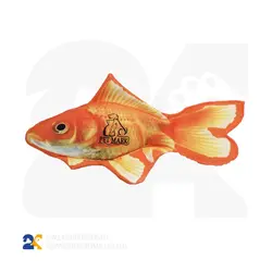 اسباب بازی سگ و گربه پت مارک مدل ماهی گلی با الیاف گیاهی