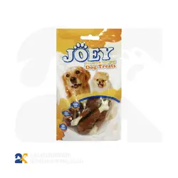 تشویقی سگ جویی با طعم گوشت اردک و استخوان فلورایددار مدل ران مرغ وزن 100 گرم