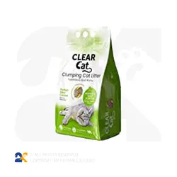 خاک گربه CLEAR CAT با رایحه صابون وزن 5 کیلو گرم