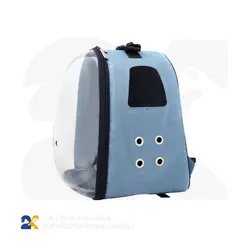 کوله حمل و نقل فضایی بزرگ سگ و گربه تمام طلق مدلECO کد 8902
