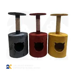 باکس اسکرچر دارای جای خواب طرح گربه