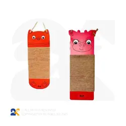 اسکرچر گربه مدل چوبی با چشمان متحرک