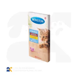 بستنی گربه با طعم گوشت گاو ، پنیر و تورین وینستون بسته 8 عددی