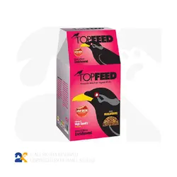 غذای خشک مرغ مینا تاپ فید مدل حشره دار وزن 1 کیلوگرم