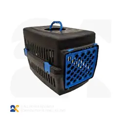 باکس حمل و نقل سگ و گربه مدل کامل مشکی درب پلاستیکی کد9037