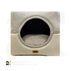 جای خواب دوکاره کم جا سگ و گربه مدل مکعبی استخوانی کد 8991