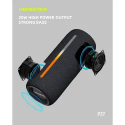 اسپیکر بلوتوثی هوپ استار مدل P37