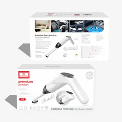 جارو شارژی دستی ارلدام مدل ET-V5