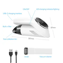 جارو شارژی دستی ارلدام مدل ET-V5