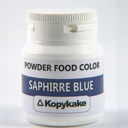 رنگ خوراکی پودری محلول در آب آبی یاقوتی کپی کیک