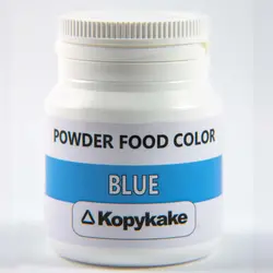 رنگ خوراکی پودری محلول در آب آبی کپی کیک