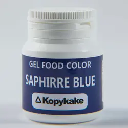 رنگ ژله ای خوراکی آبی یاقوتی kopykake کپی کیک 100 گرمی